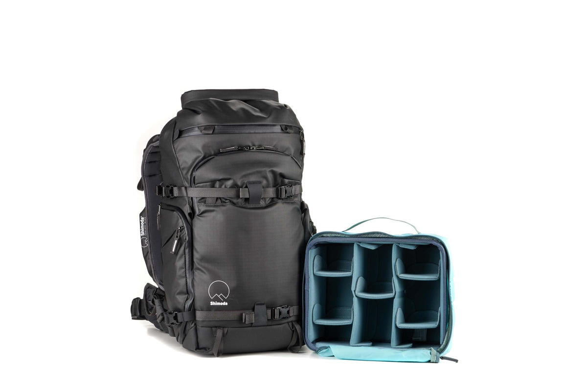 Shimoda Action X25 v2 Kamerarucksack – 25 l, Nylon, Regenhülle – für DSLR, Systemkamera
