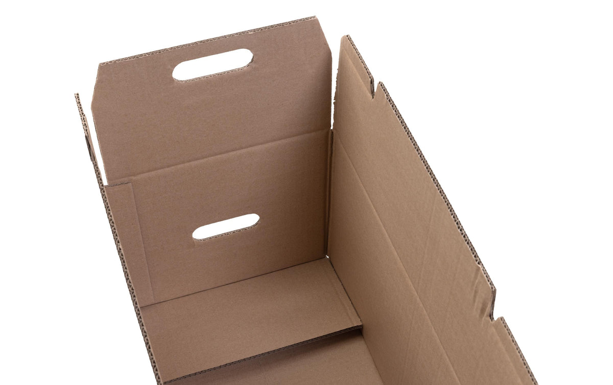 Office focus Umzugskarton G2 – Innenmass 488 × 278 × 251 mm – Braun, Karton, 10 Stück