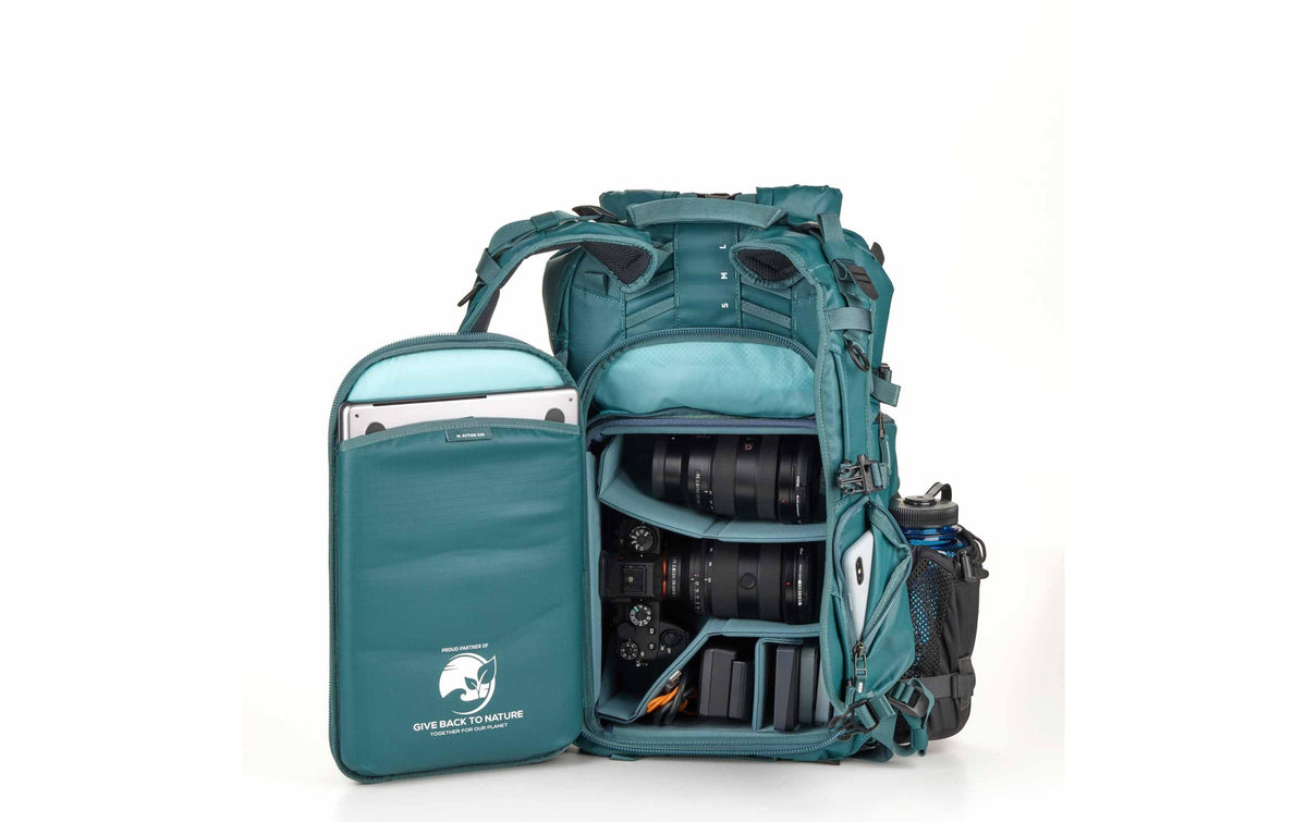 Shimoda Action X25 v2 Kamerarucksack – 25 l, herausnehmbares Kamerafach, Regenhülle – für Systemkamera/DSLR