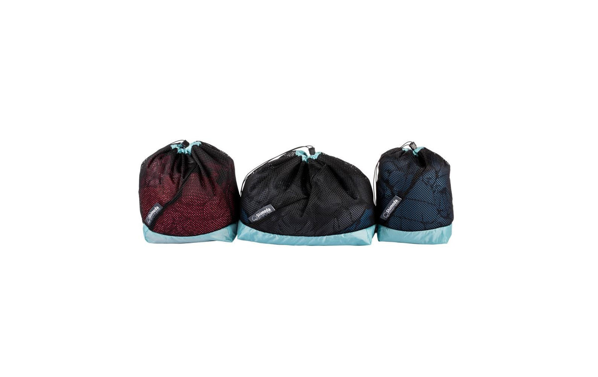 Shimoda Stuff Sack Kit Zubehörtasche – Kordelzug, Netztasche – Schwarz