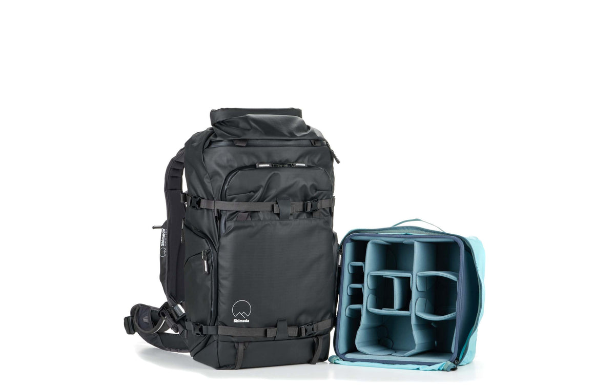Shimoda Kamerarucksack Action X40 v2 Starter Kit – Nylon – Schwarz, 300 × 530 × 200 mm