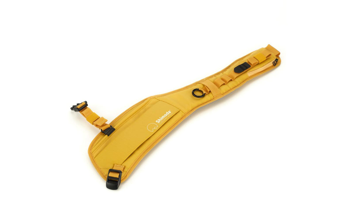 Shimoda Capture Strap Action X Schultergurt – Clip-Befestigung, Nylon/Textil – Gelb