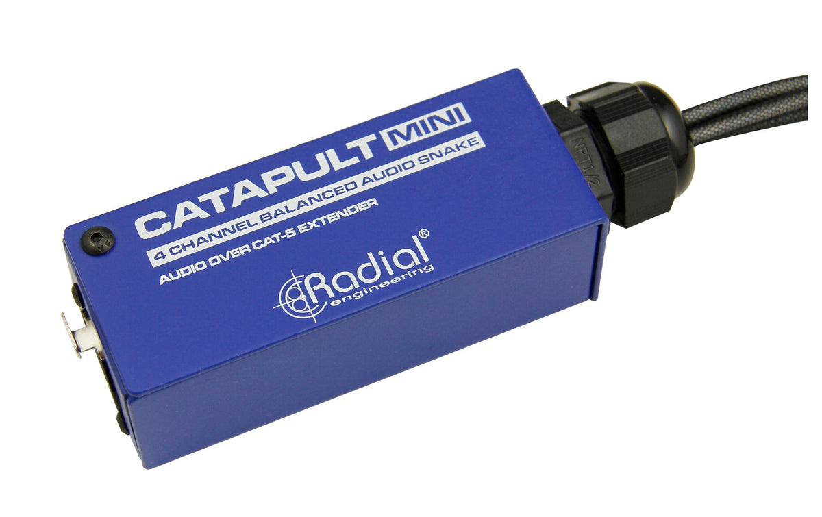 Radial Catapult Mini RX – Adapterkabel – 4-Kanal Cat-5 Audio-Snake – 0,6 m – analog