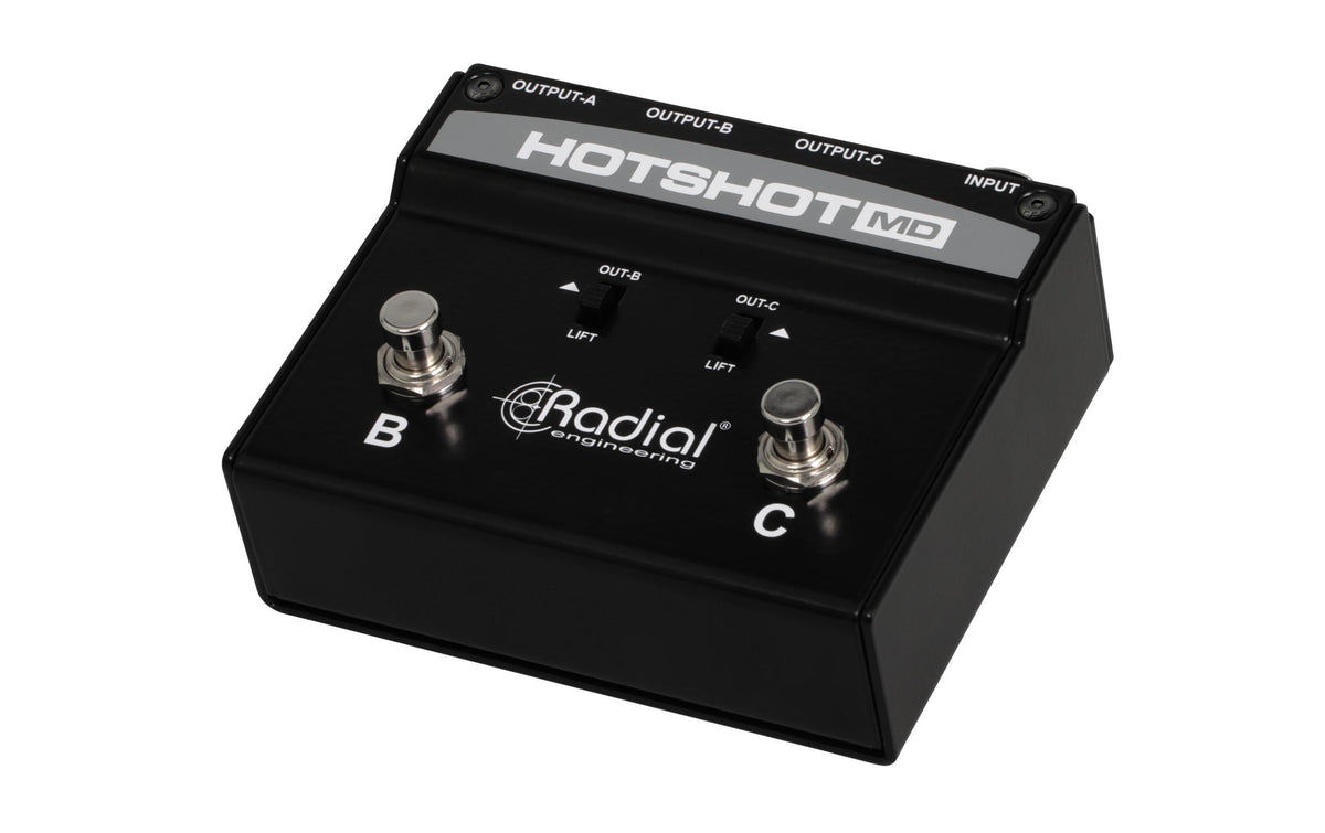 Radial HotShot MD – DI-Box – passiv – Stahl – schwarz