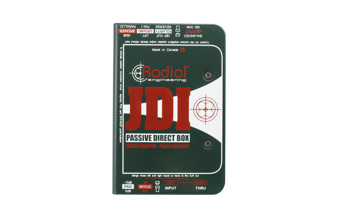 Radial JDI – Passive DI-Box – Metall/Stahl