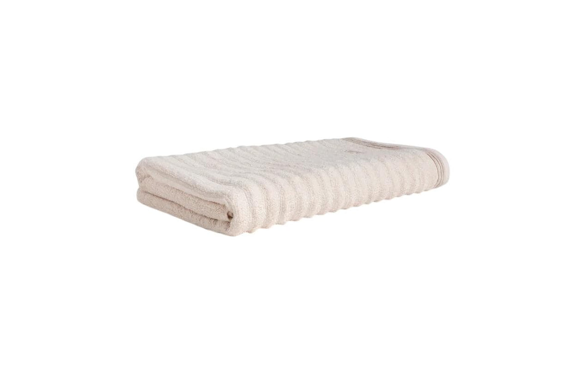 Möve Duschtuch Wellness Uni Welle – 80×150 cm, Baumwolle, 480 g/m², Beige