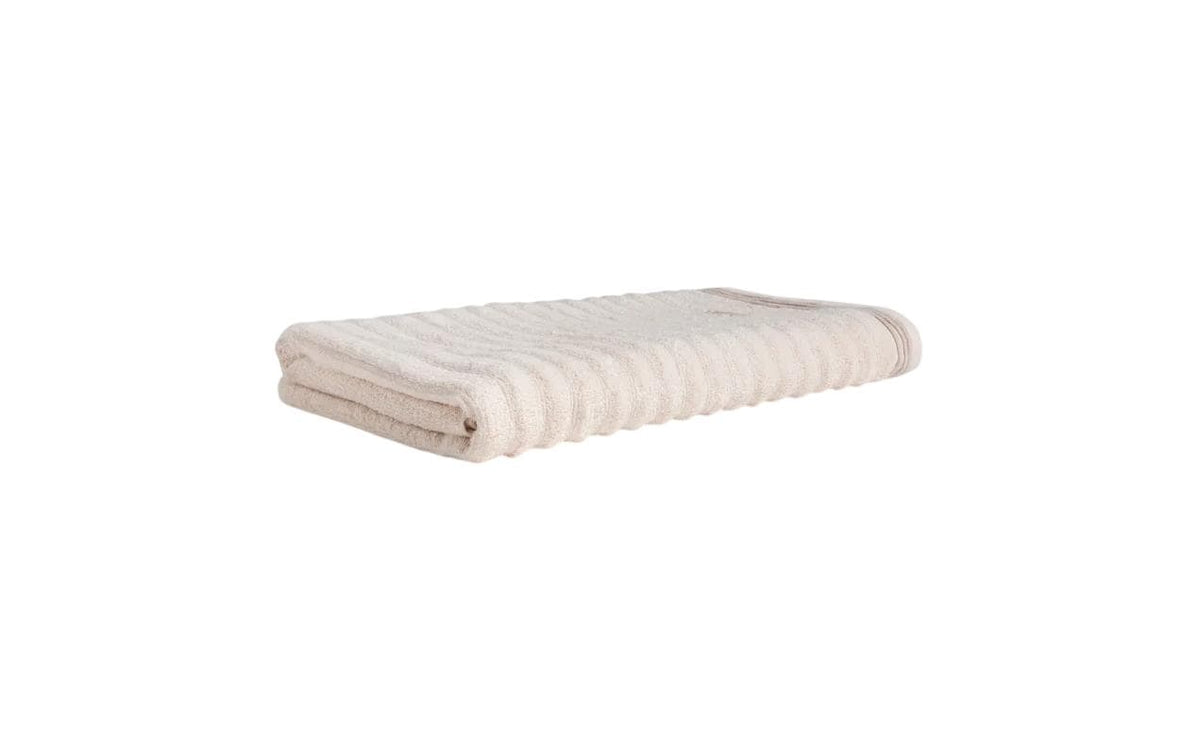 Möve Wellness Saunatuch Uni Welle – 80 × 200 cm, Natur, Baumwolle, 480 g/m²