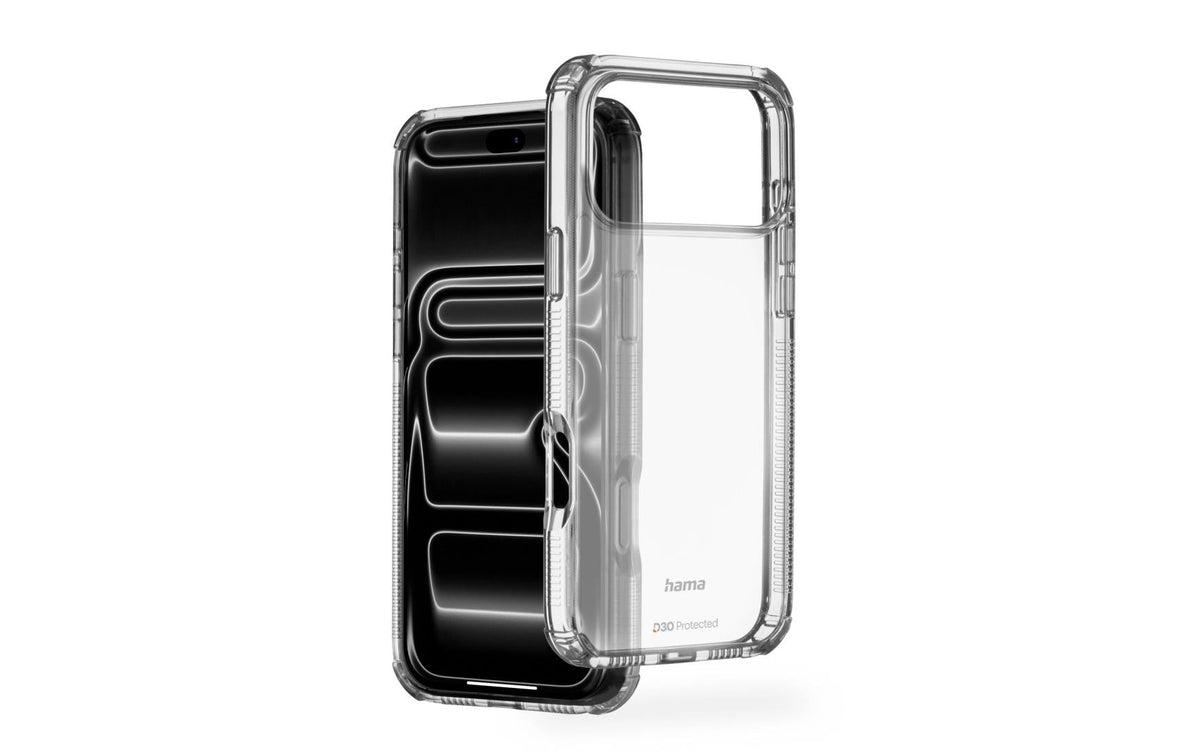 Hama Backcover – für Apple iPhone 17 Pro Max / 18 Pro Max, PC, Transparent, bis 3,5 m sturzsicher