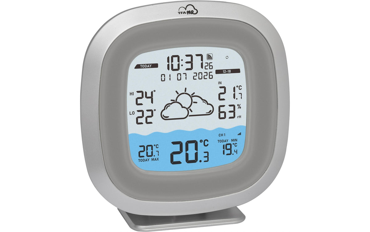 TFA-Dostmann TFA Dostmann TFA.me ID-09 – Wetterstation, WLAN, Innen, Luftfeuchtigkeit