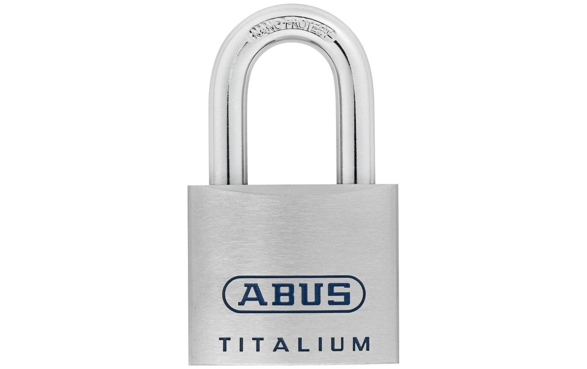 ABUS 96TI/60 B/DFNLI Mechanisches Vorhängeschloss – TITALIUM, Bügel 40×25 mm, Sicherheitsstufe 8, Aussen