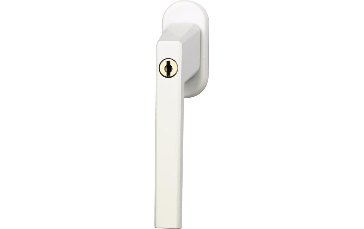 ABUS FG110 W Triples CL/DFNLI Fenstergriff – Sicherheitsstufe 2, Schlüssel, Weiss