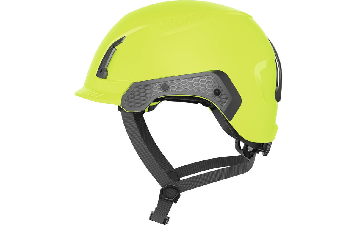 ABUS Schutzhelm SPECTOR-E – Gelb, Einheitsgrösse, ABS, EPS