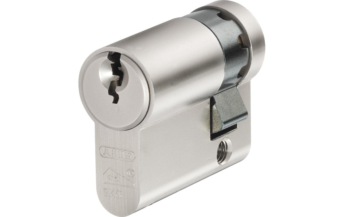 ABUS E60NP 10/30 vs. Türzylinder – Türe, Silber, 30×40×40 mm