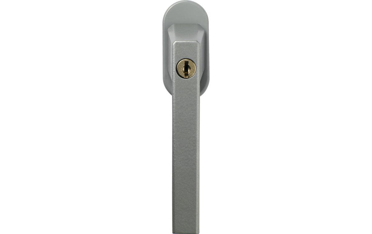 ABUS FG110 S CL/DFNLI Fenster-Verriegelungsgriff – Zylinderschloss, Sicherheitslevel 2, Silber