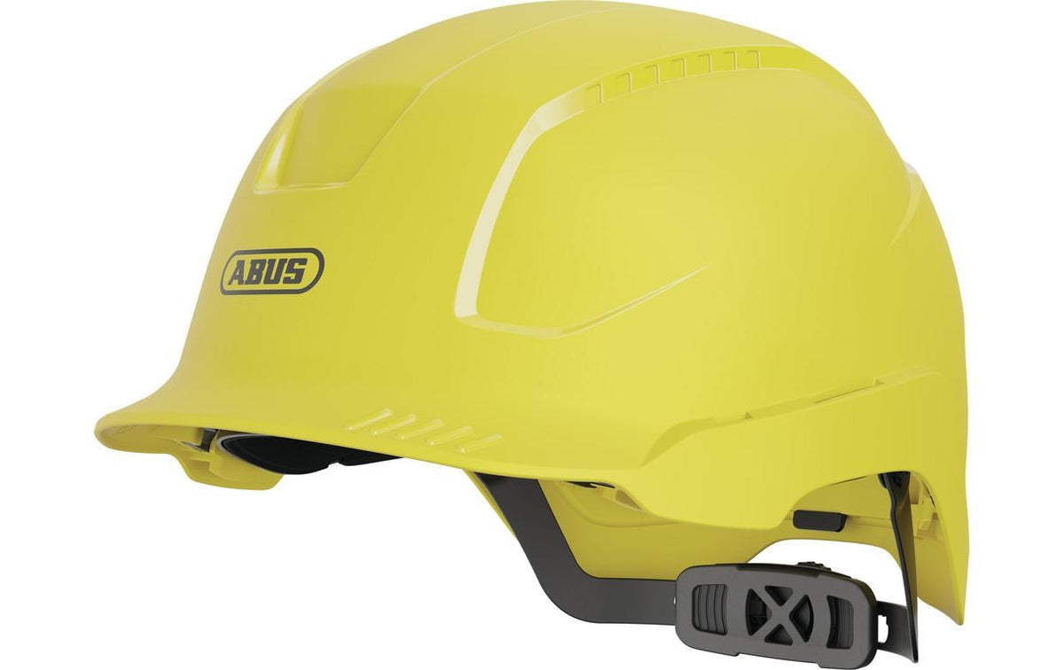 ABUS Schutzhelm SCATOR-E – Gelb, ABS, Einheitsgrösse