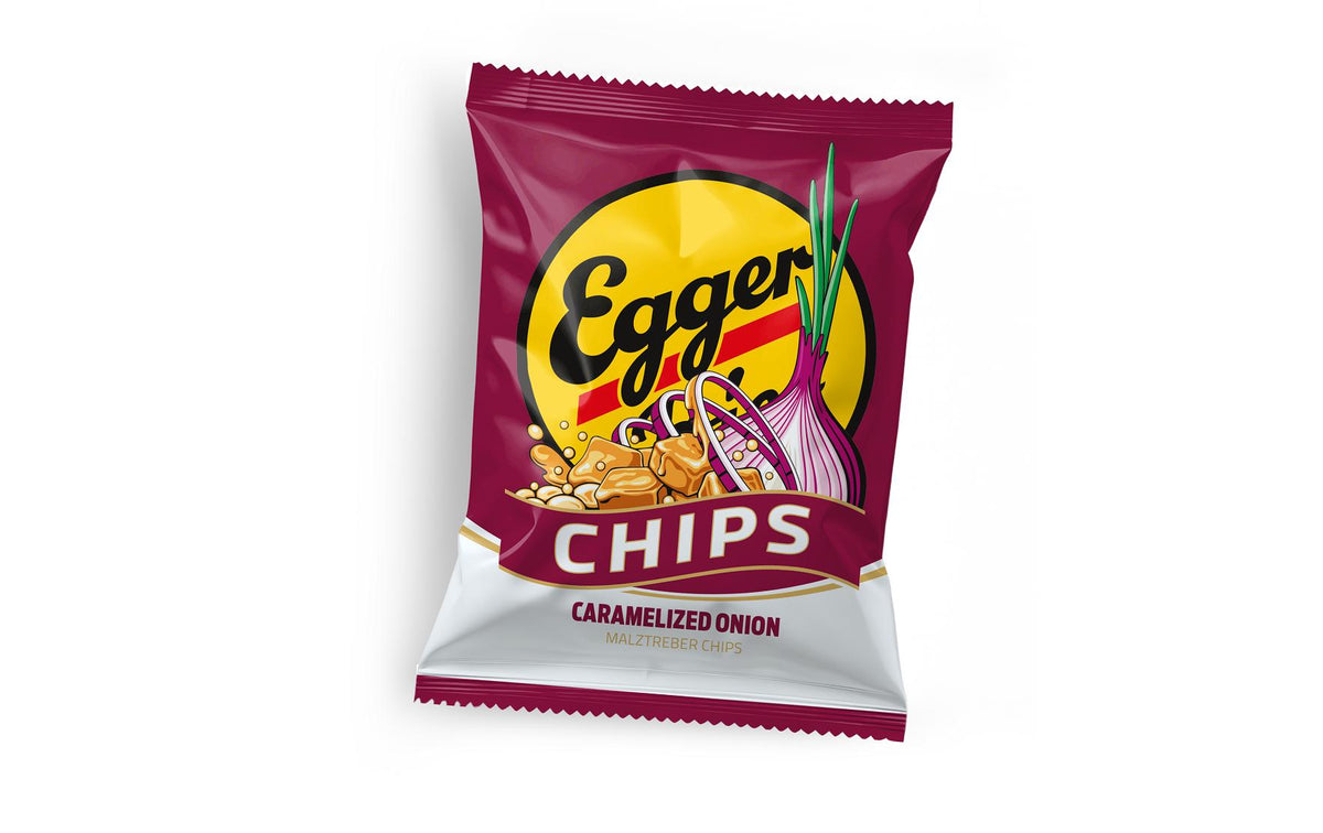 Egger Bier Chips – Karamellisierte Zwiebel – 30 g
