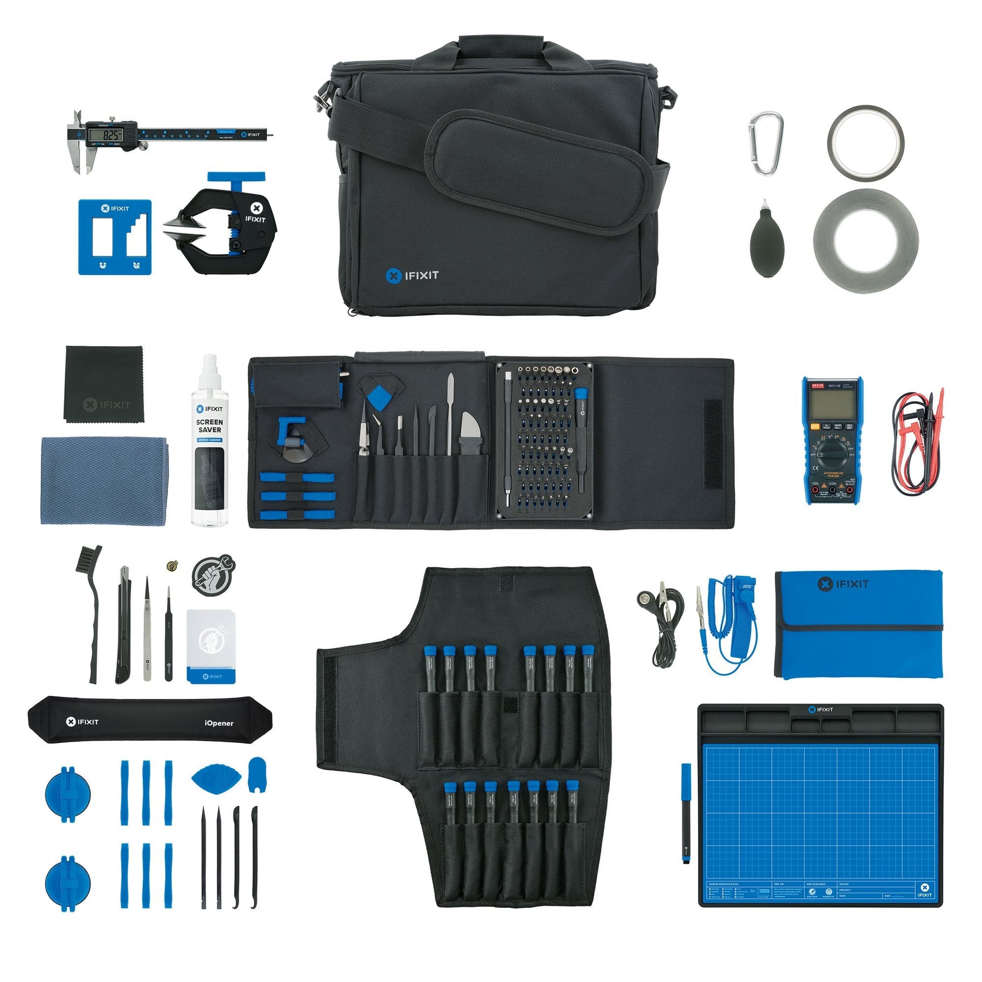 iFixit Repair Business Toolkit – mit Messenger-Tasche – für Smartphones und Computer