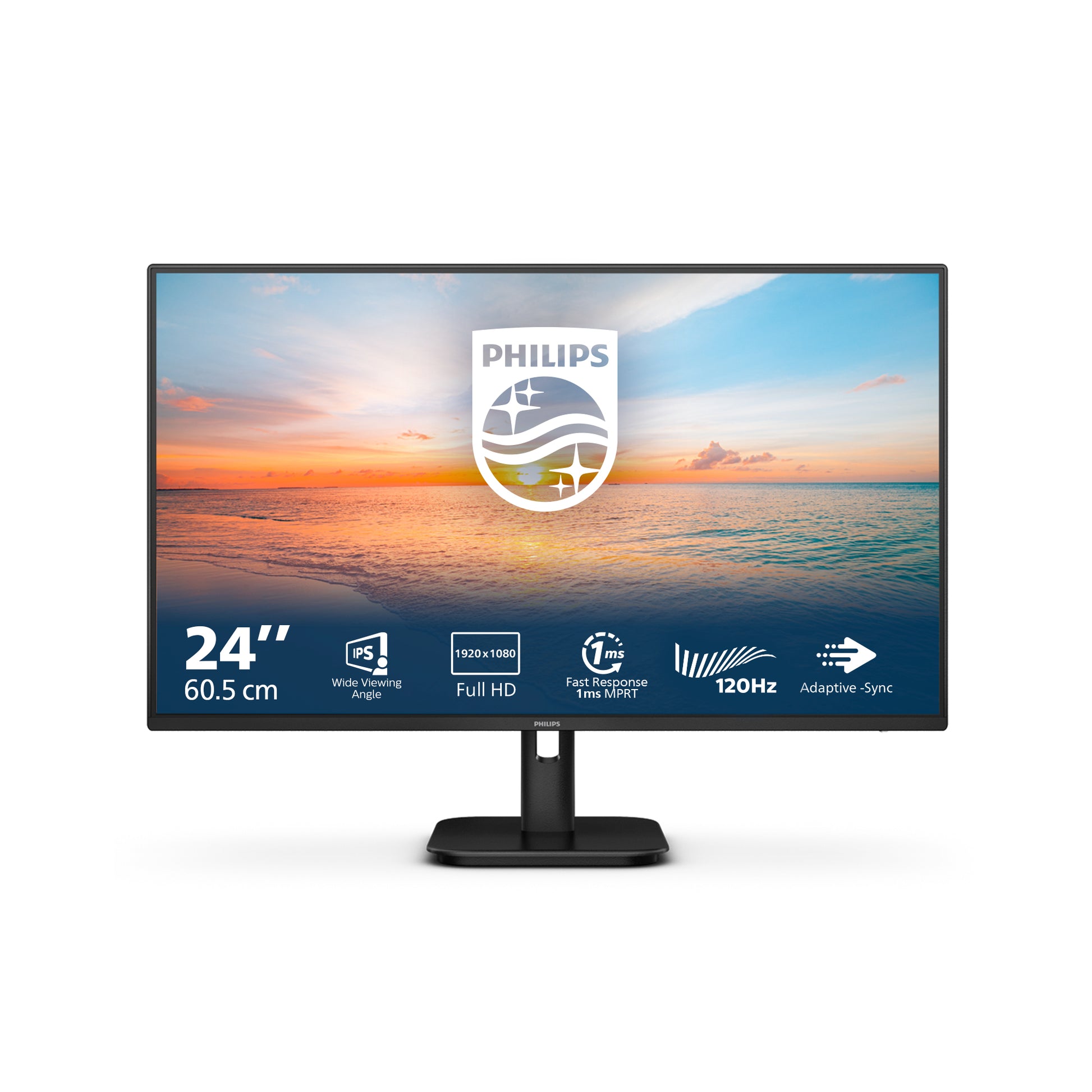 Philips 24E1N1100A/00 – Monitor, 23,8", 1920 × 1080 (Full HD), IPS, 100 Hz, 250 cd/m², VESA 100 × 100, Schwarz