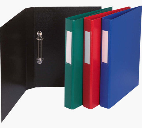 Exacompta Ringbuch – 2-Ring Ø 25 mm – für A4 – Rückenbreite 4 cm – mehrfarbig