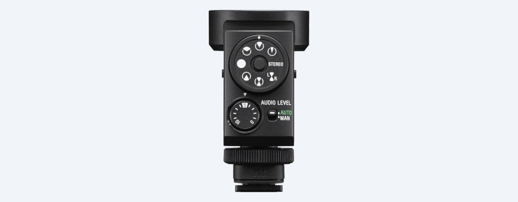 Sony ECM-M1 – Richtrohrmikrofon, umschaltbare Richtcharakteristik, Video, Schwarz