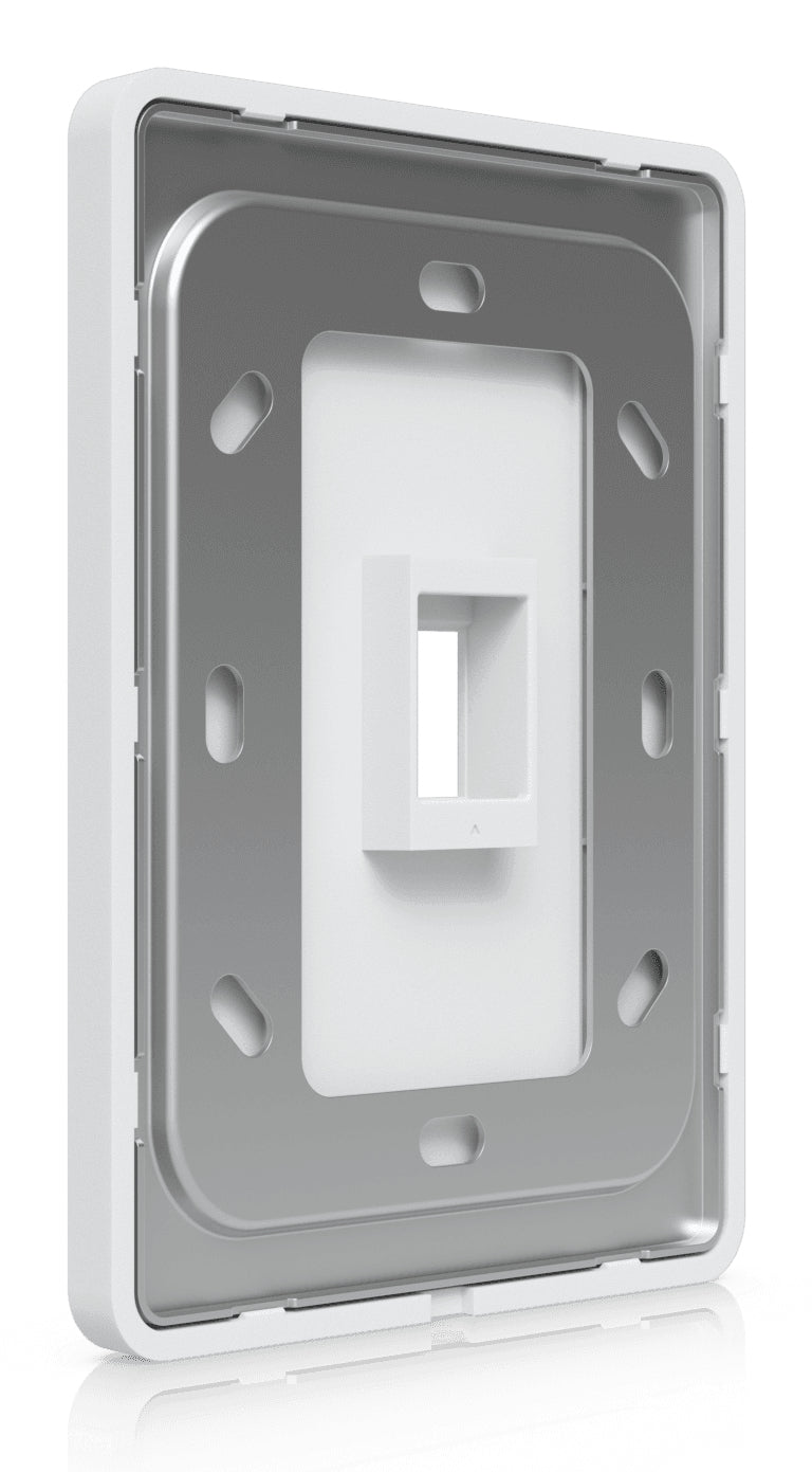 Ubiquiti Keystone-Wandplatte – 1× RJ-45, Weiss, 88×118×9,6 mm, 4er-Pack