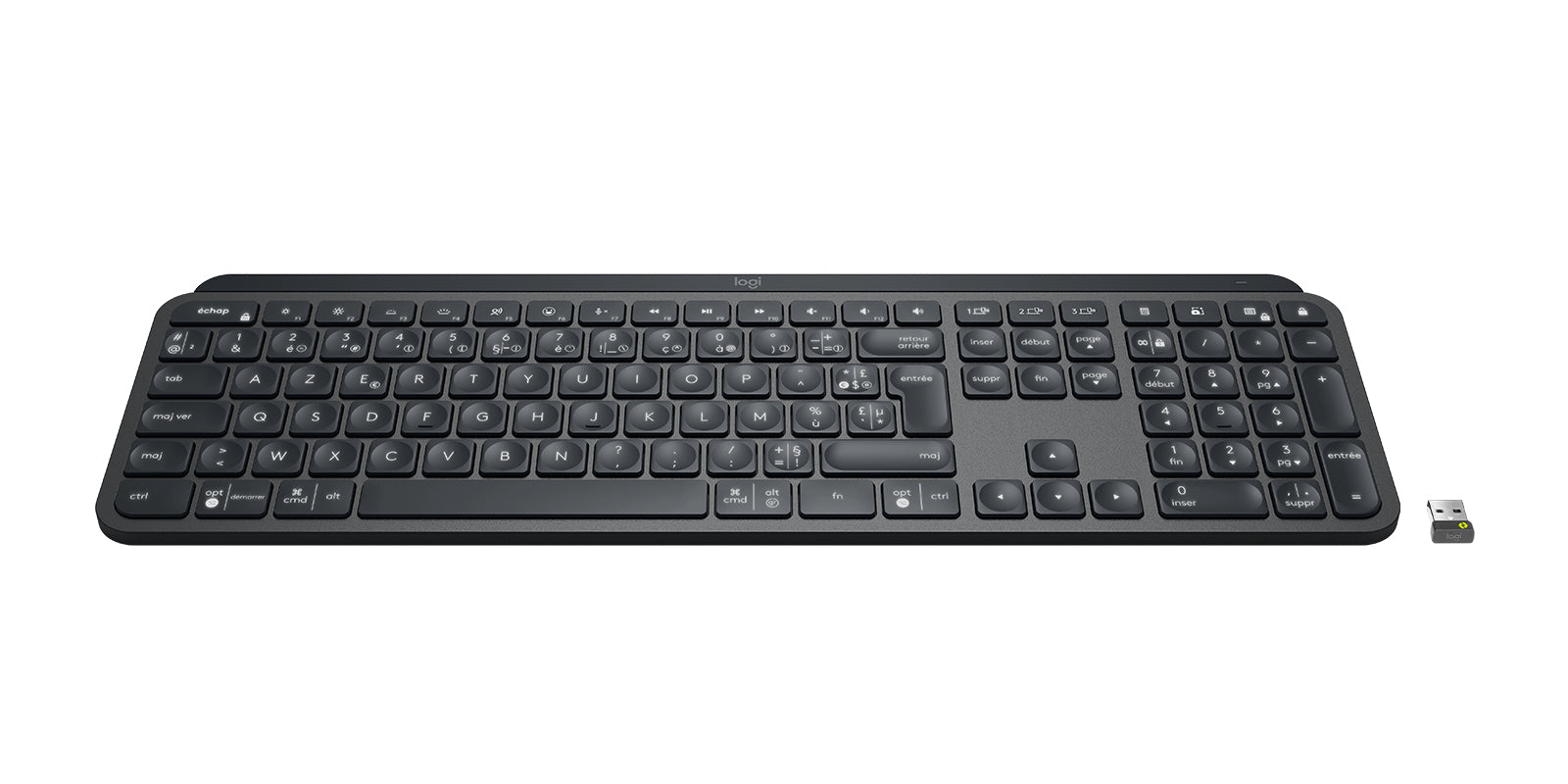 Logitech MX Keys for Business – Tastatur, FR-Layout (FR), Graphit