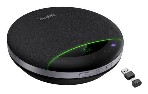 Yealink SP96 Freisprecheinrichtung – USB-C/USB-A, Bluetooth 5.3 – mit USB-C/USB-A-Dongle – schwarz