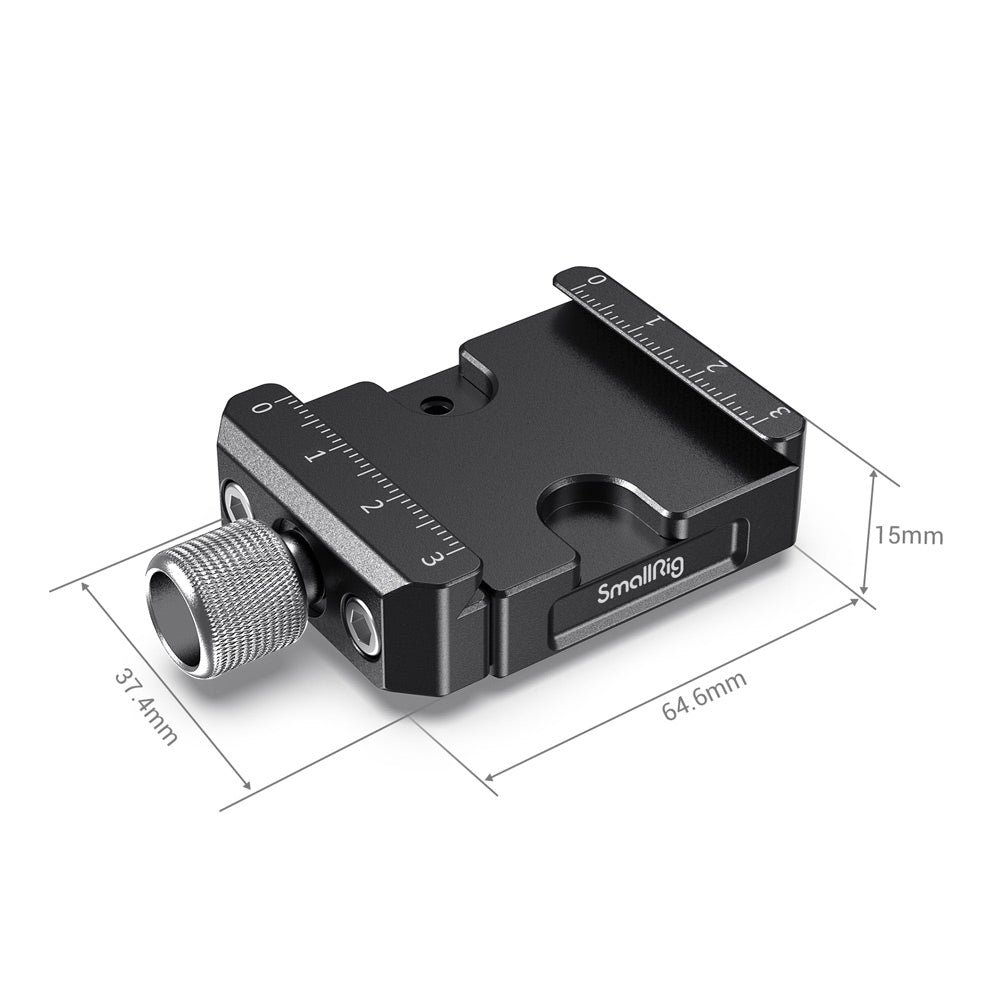 SmallRig DBC2506B Arca-Swiss Platte – für DJI Ronin S/SC, ZHIYUN Crane 2/2S, Crane 3Lab und andere