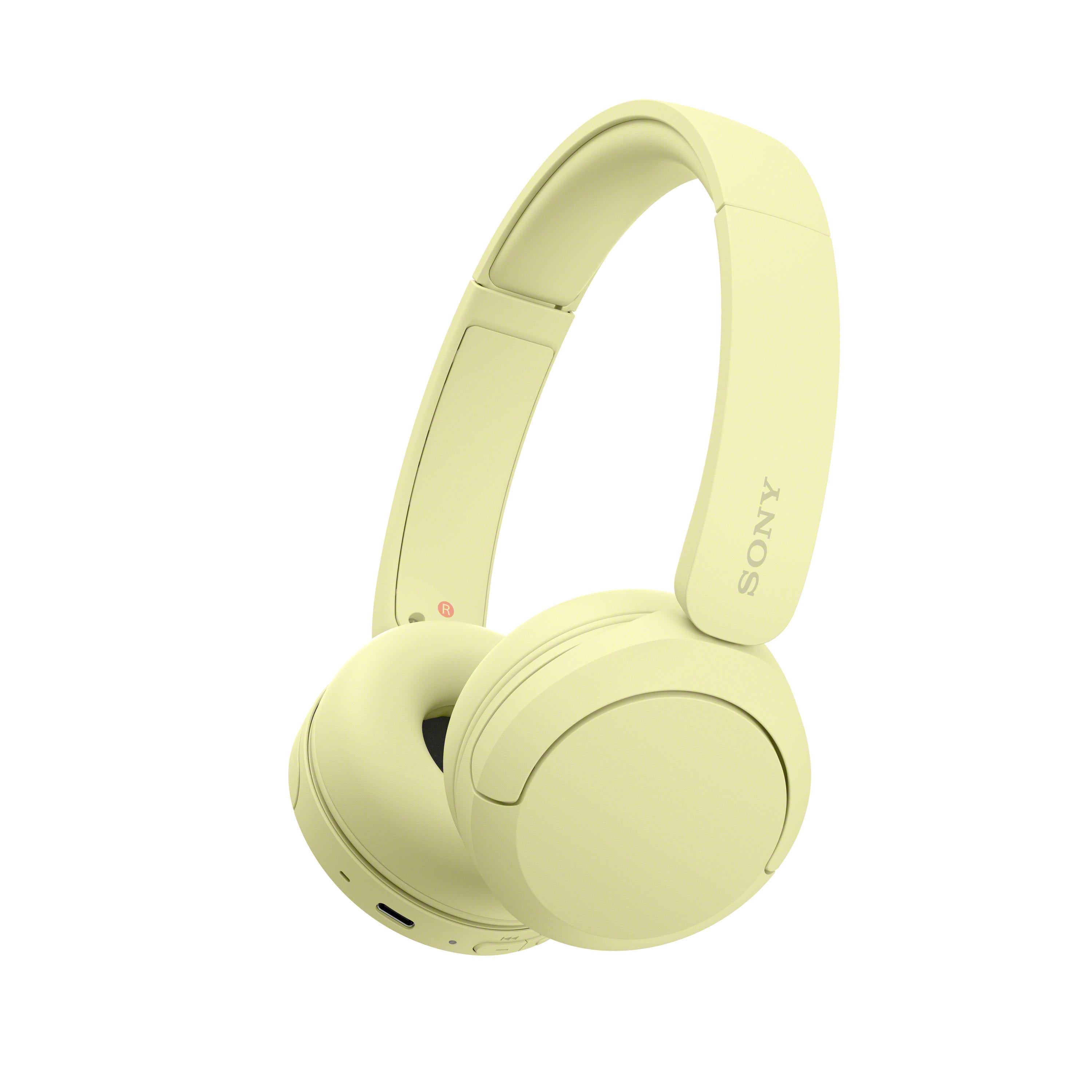 Sony WH-CH520 – Duo Headset – Bluetooth – Gelb – bis 50 h
