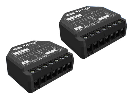 Shelly 2PM Gen3 – Smart-Steckdose – WLAN, 10 A, Verbrauchsmessung – 2er-Set