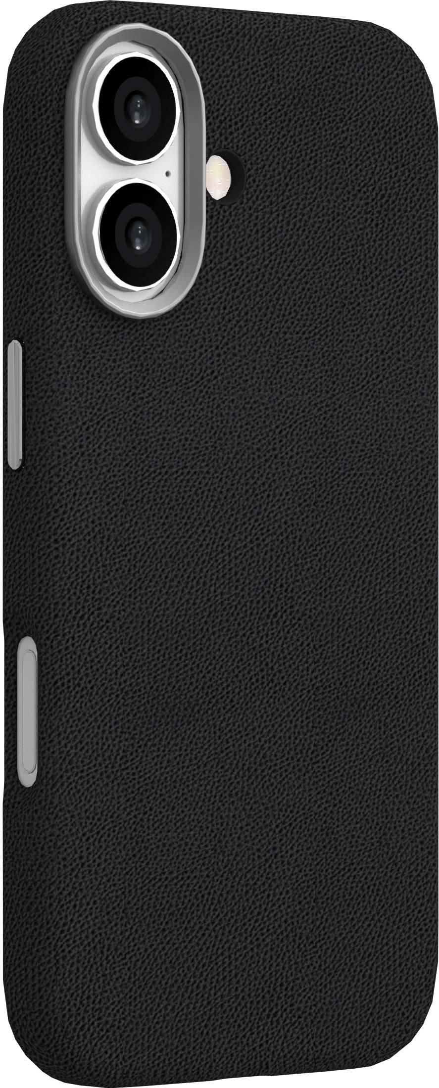 eSTUFF INFINITE VENICE Backcover – für Apple iPhone 17, MagSafe, PU+TPU, Schwarz, bis 1,2 m sturzsicher