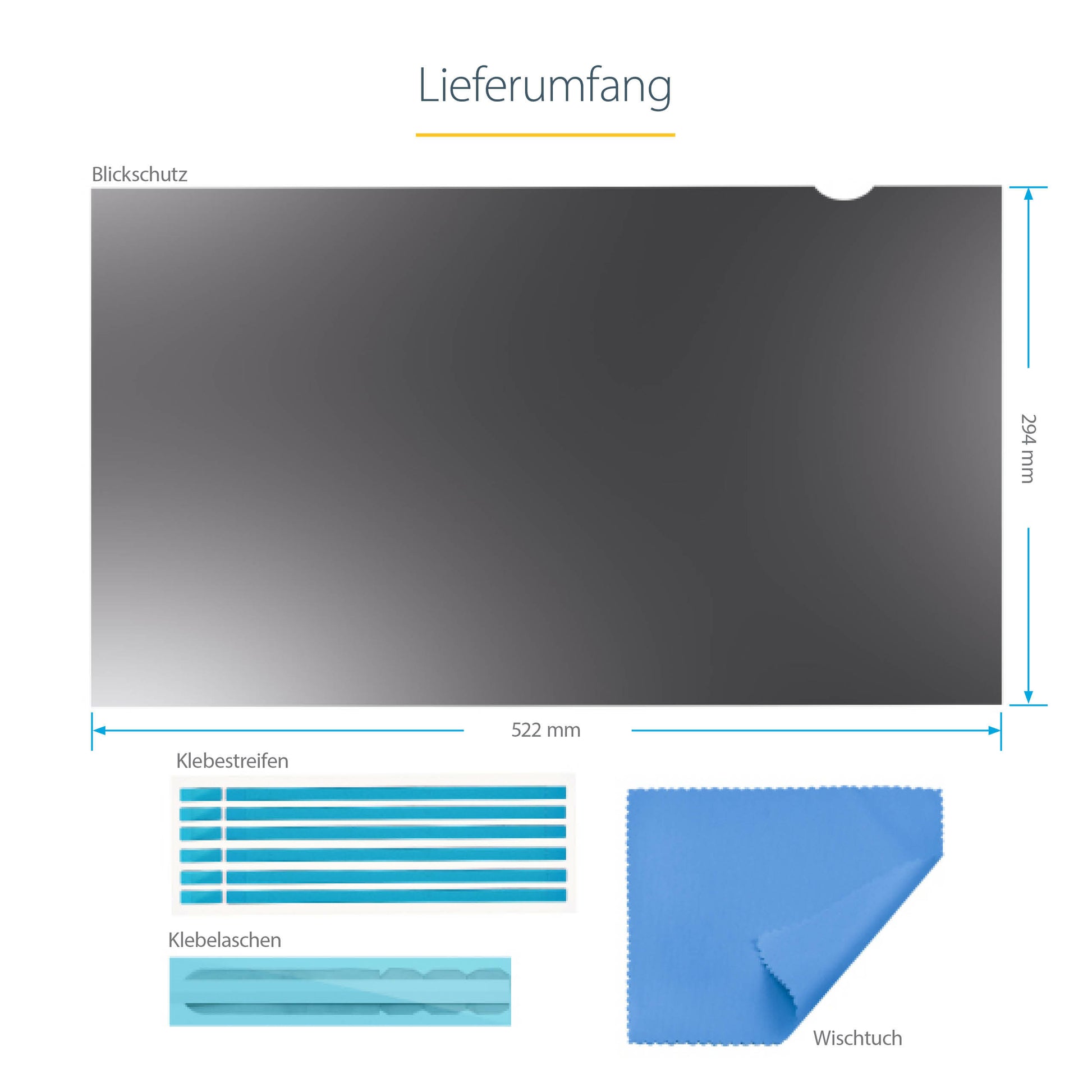 StarTech.com Displayschutz für 23,6" Monitore