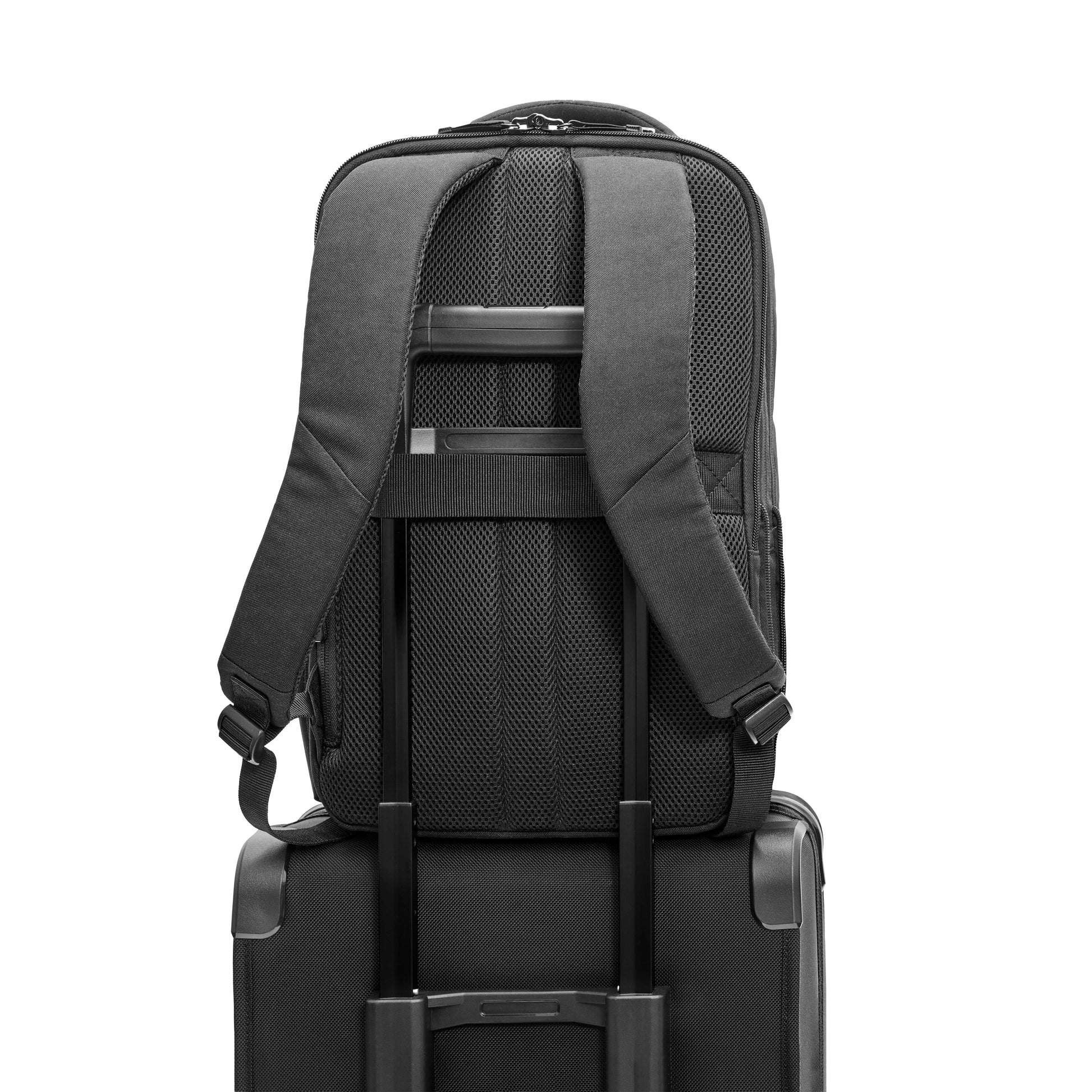 HP Notebook-Rucksack Renew Executive 16 – für 16,1", 17,2 l, rPET-Polyester – Schwarz, 290 × 432 × 155 mm