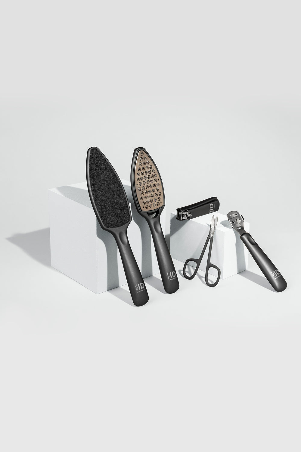 Parsa Beauty Hornhautfeile – manuell, für Füsse – anthrazit – Kunststoff (ABS)