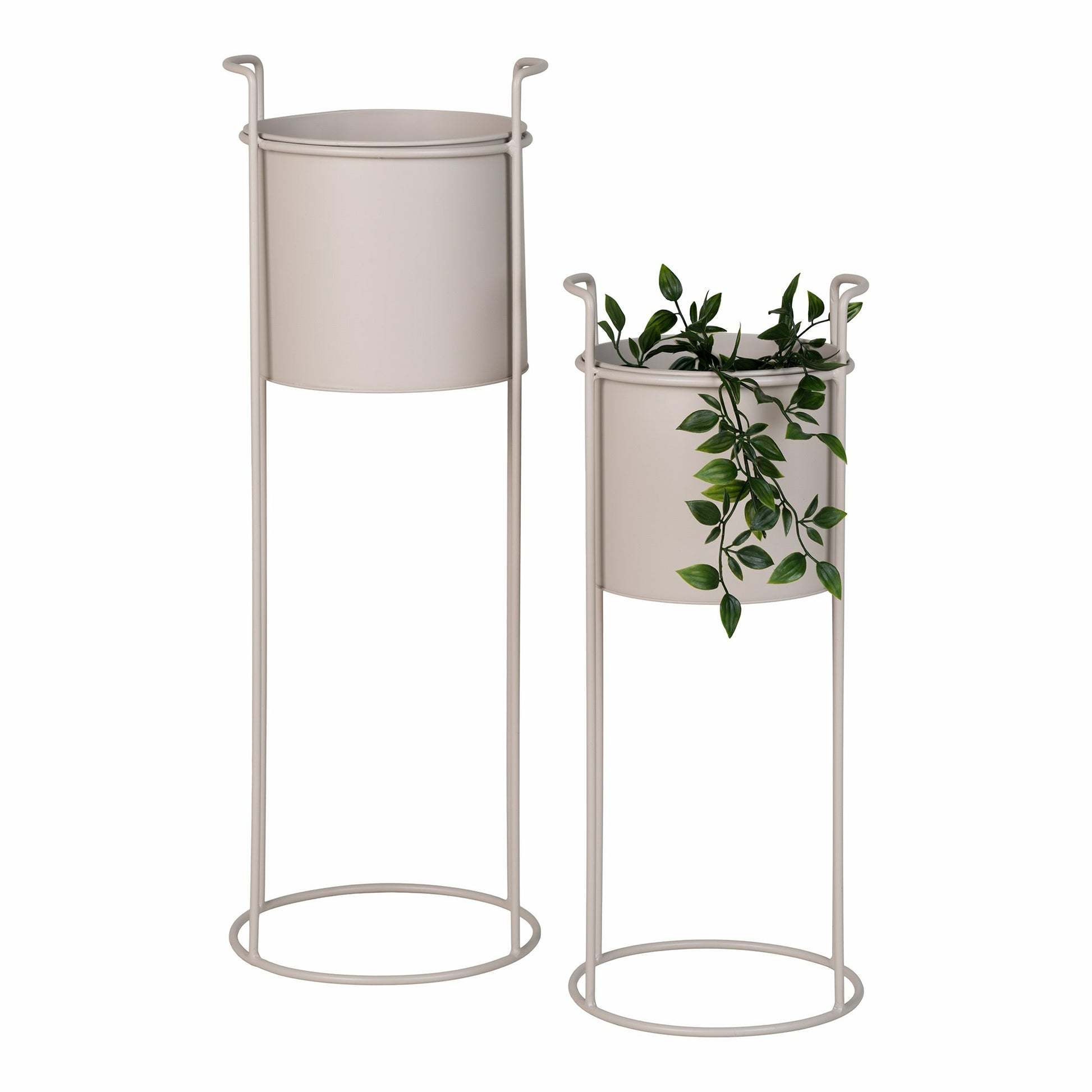 House Nordic Pflanzenständer-Set Rabo – H 65 cm, Sand