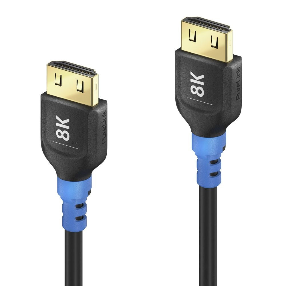PureLink HDMI Kabel (A–A, M–M) HDMI 2.1 8K 60 Hz – 2 m – Schwarz/Blau