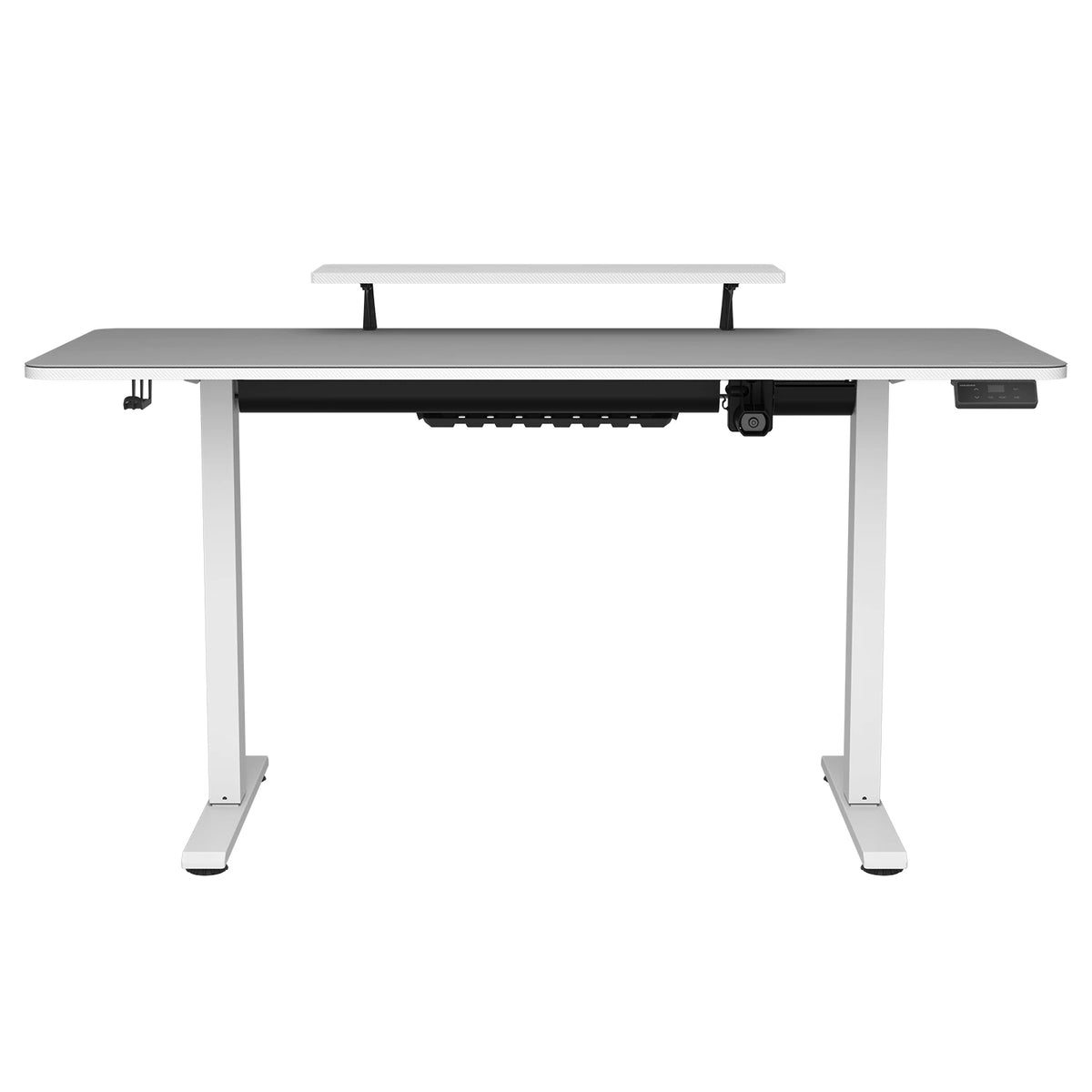 COUGAR Gaming COUGAR E-Star 140 – Höhenverstellbarer Tisch, 120 × 60 cm, elektrisch, 72–117 cm, 60 kg, Weiss