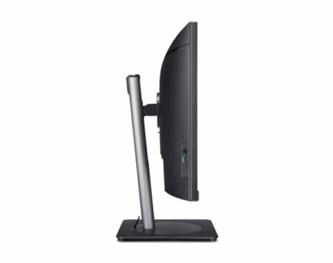 Acer Vero CB3 – Monitor, 34" 3440 × 1440 (UWQHD), IPS, 60 Hz, 300 cd/m², Gebogen, Adaptive Sync, Schwarz