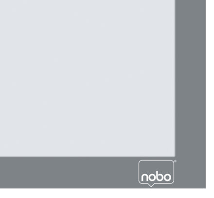 Nobo Selbstklebender Info-Rahmen – DIN A3 – Grau – 2er Pack