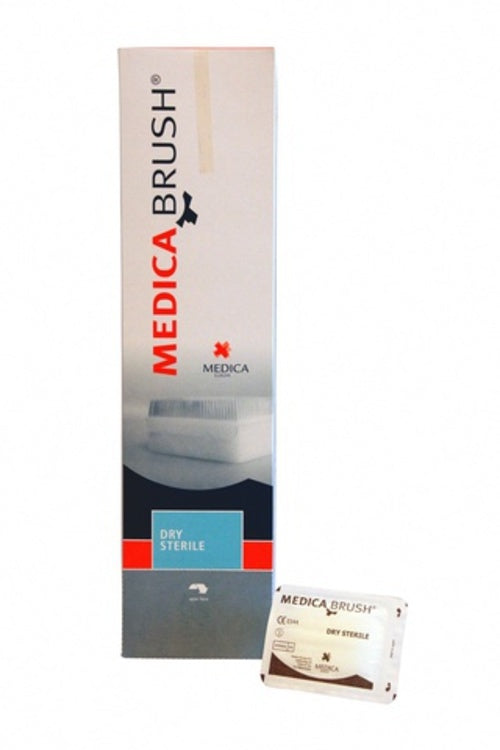 Medi-Scrub Handwaschbürste Medica Brush Dry Sterile – Einweg, steril – 25 Stk
