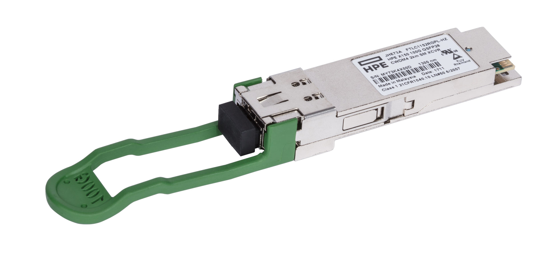 HPE X150 – 100G QSFP28 CWDM4 Transceiver – Single-Mode, 2000 m, MSA, Hot-Plug