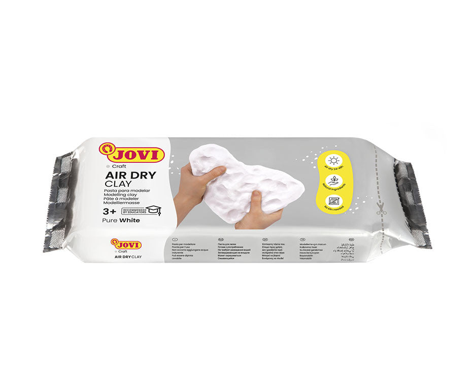 Jovi Modelliermasse, Lufttrocknend, Weiss, 500 g