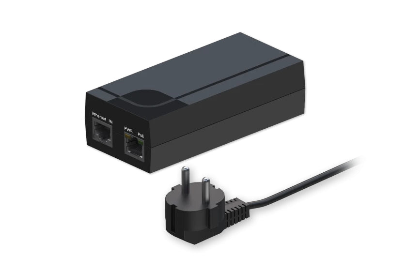 Teltonika PR322EU7 PoE-Midspan – 15 W, IEEE 802.3af, 1× Ein-/Ausgang