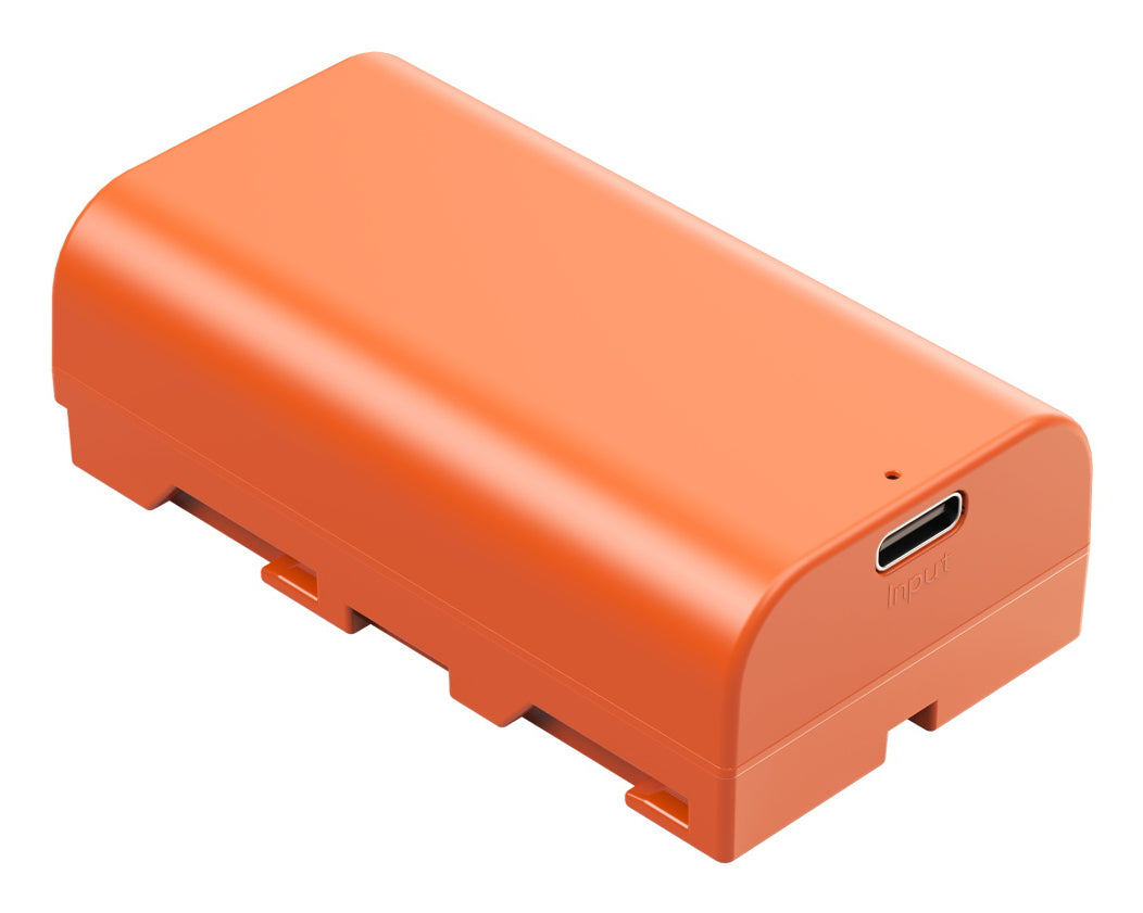 SmallRig NP-F550 Akku – 3500 mAh, 7,27 V (25,4 Wh) – für Kamera, LED-Licht, Monitor, etc. – Orange