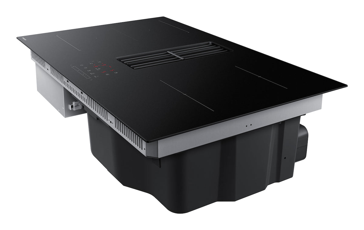 Samsung Kochfeld mit integriertem Dunstabzug CC90H84JADUR – 80 cm, FlexZone, 720 m³/h – Schwarz