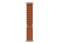 Apple Alpine Loop – Titan Natur, Terracotta, M, für Apple Watch