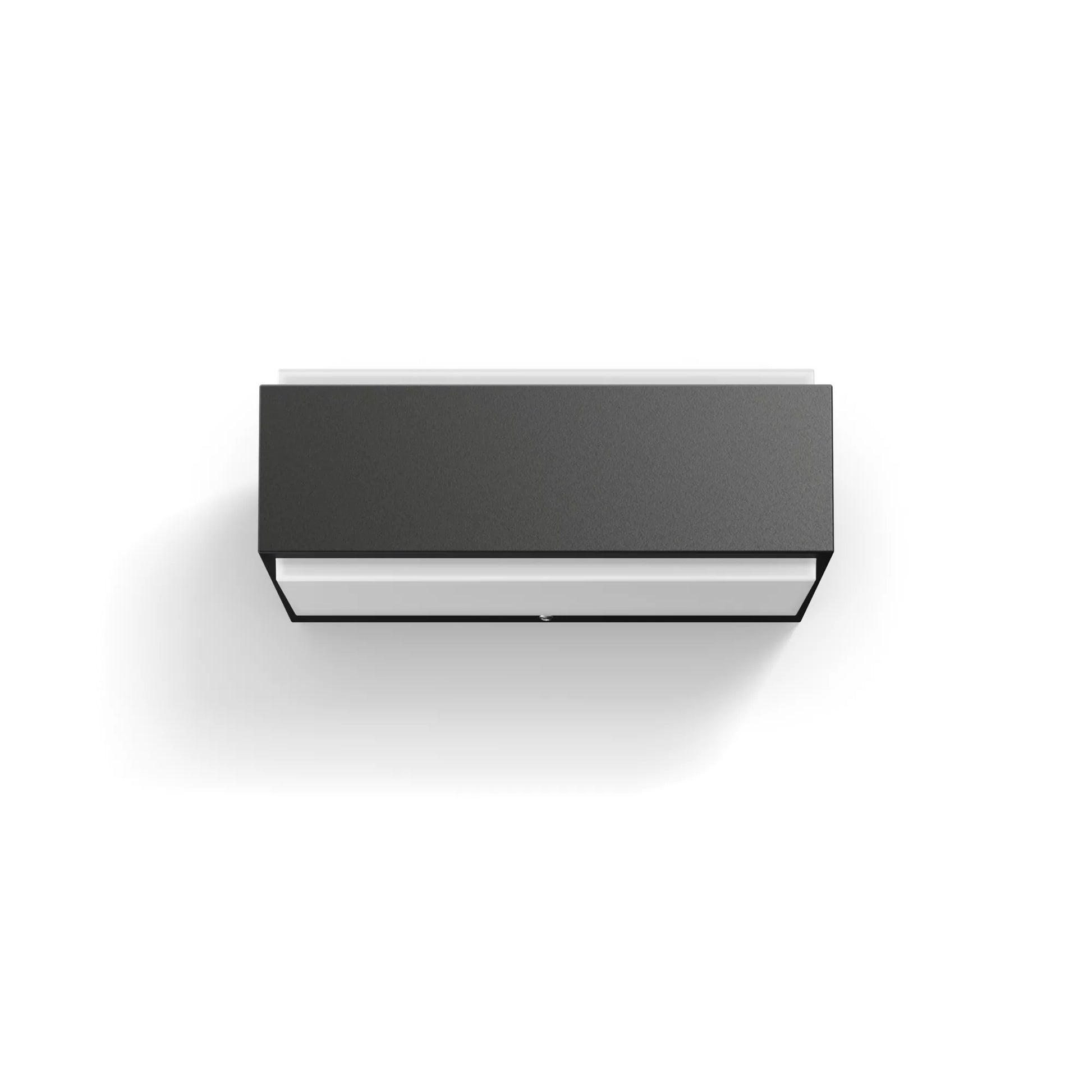 Philips by Signify Philips Aussenwandleuchte – 9,3×7,6 cm – 800 lm, 3,8 W – Warmweiss, 2700 K – IP44 – Netzbetrieb – Anthrazit
