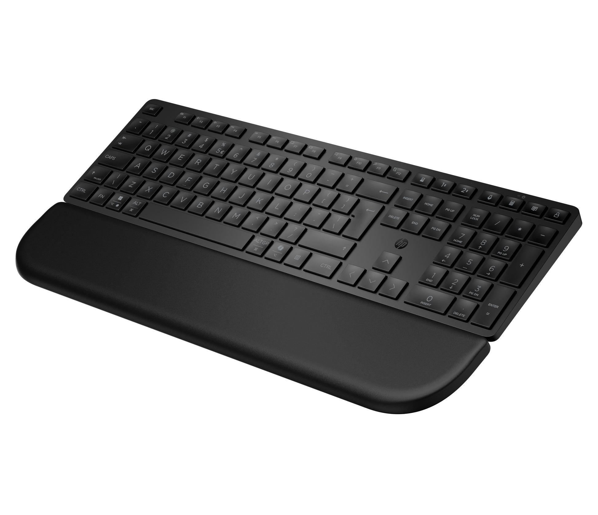 HP Multi-Dev Dual-Mode – Tastatur – Bluetooth & 2,4 GHz – mit Handballenauflage – leise Tasten – schwarz