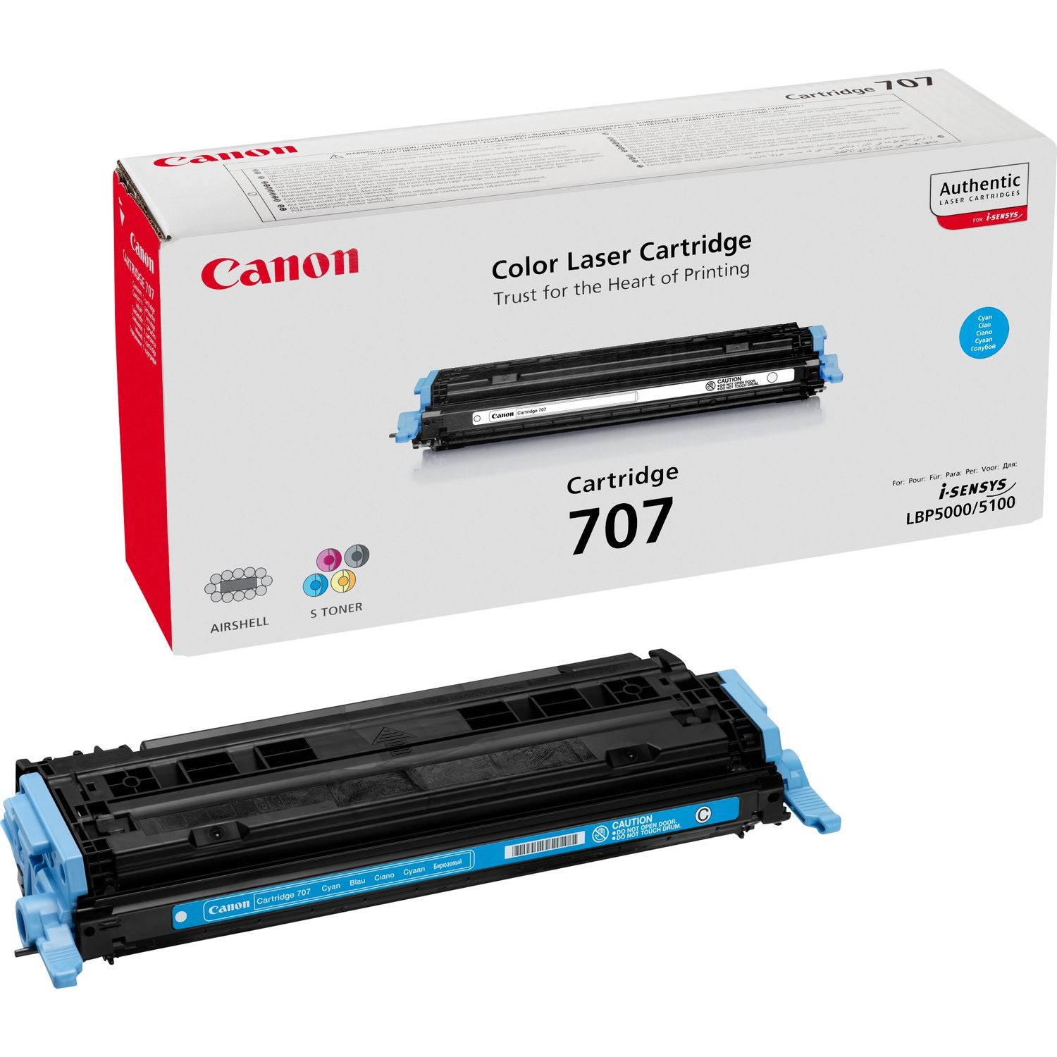 Canon Toner 707C – cyan, 2000 Seiten