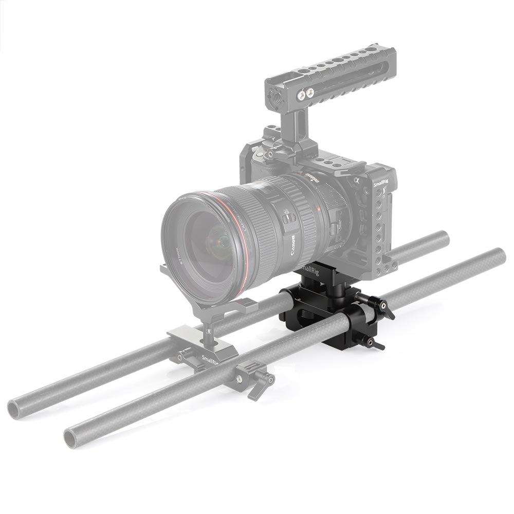 SmallRig DBC2272B Schienenplatte – für Sony, Panasonic, Canon u. a. – Schwarz